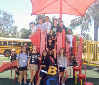 Eighth Graders Celebrate by Serving their Community