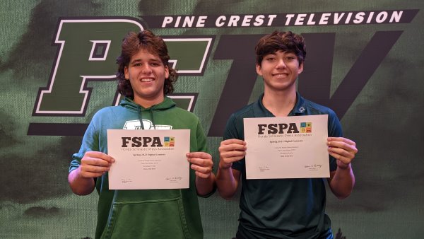 Pine Crest Upper School Digital Media Students Earn FSPA Recognition